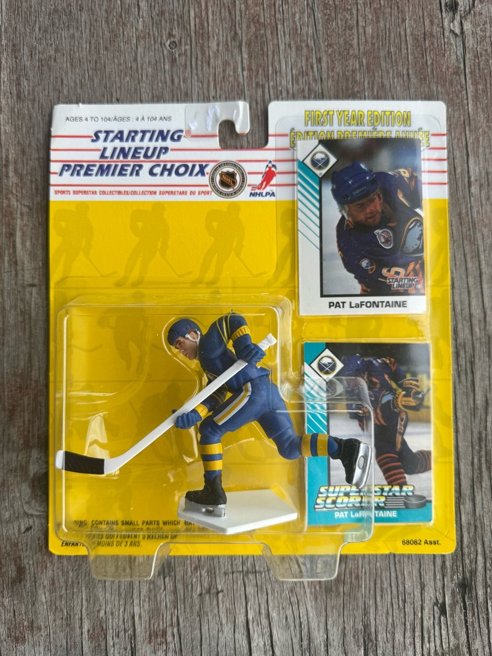 Pat Lafontaine 1993 Starting Lineup Figure / NHL / Hasbro